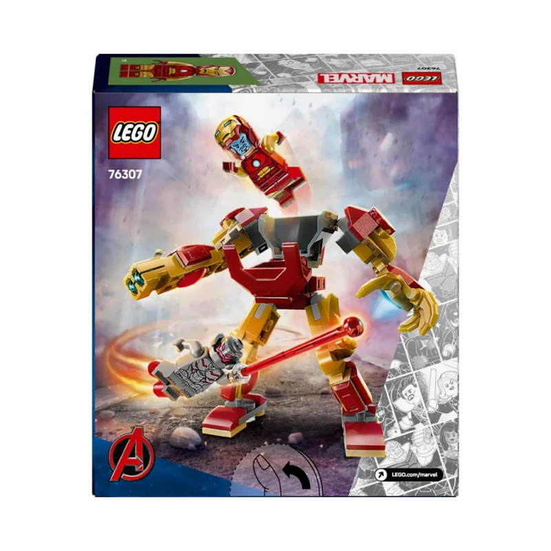 LEGO Marvel Super Heroes Mech Iron Mana kontra Ultron 76307