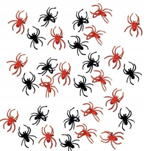 DEKORACJA halloween mix PAJĄK PAJĄKI pajączki straszne x30 sztuk