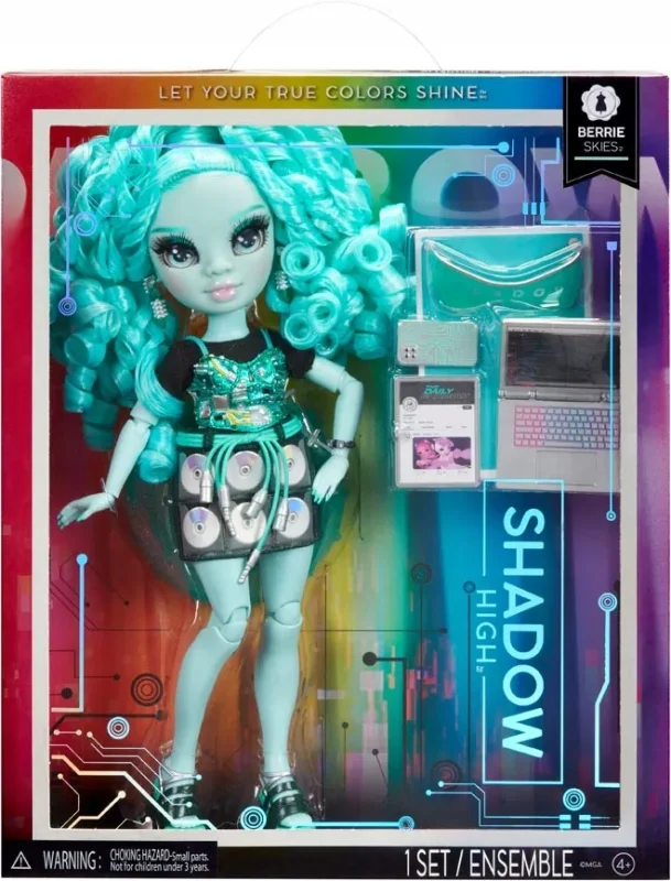 Lalka modowa Rainbow High Berrie Skies wielokolorowa 28 cm z akcesoriami