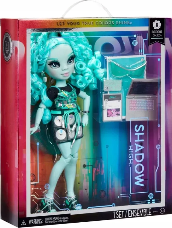 Lalka modowa Rainbow High Berrie Skies wielokolorowa 28 cm z akcesoriami