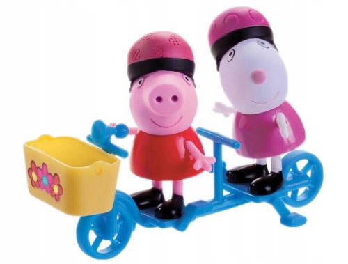 ŚWINKA PEPPA + OWIECZKA SUZY ZESTAW 2 Figurek 6cm + AKCESORIA