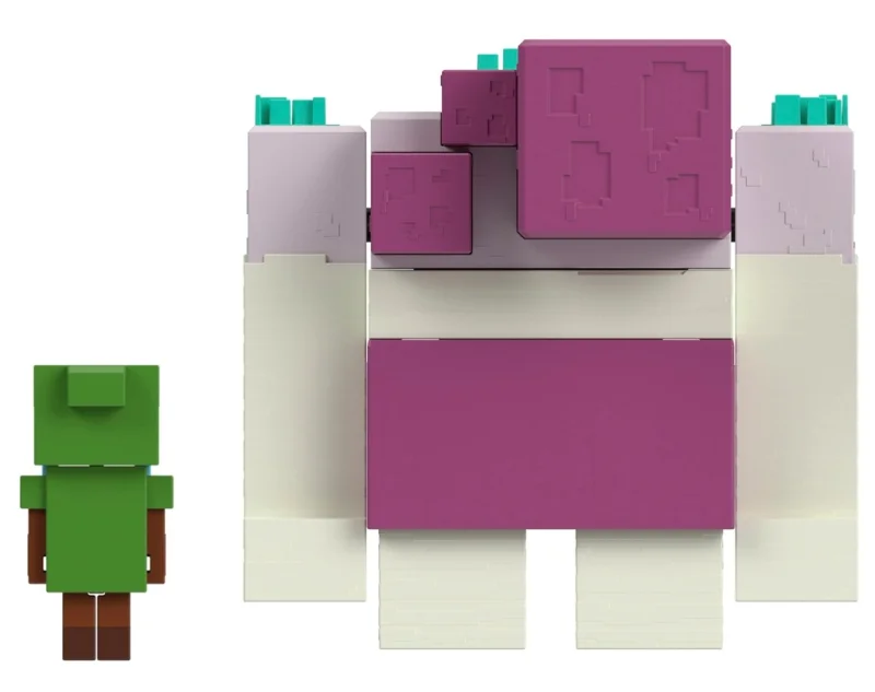 MINECRAFT LEGENDS Slime atak! DEWASTATOR i STRAŻNIK 2 x FIGURKA DUŻY ZESTAW