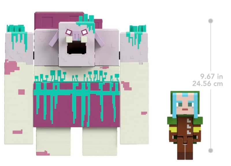 MINECRAFT LEGENDS Slime atak! DEWASTATOR i STRAŻNIK 2 x FIGURKA DUŻY ZESTAW