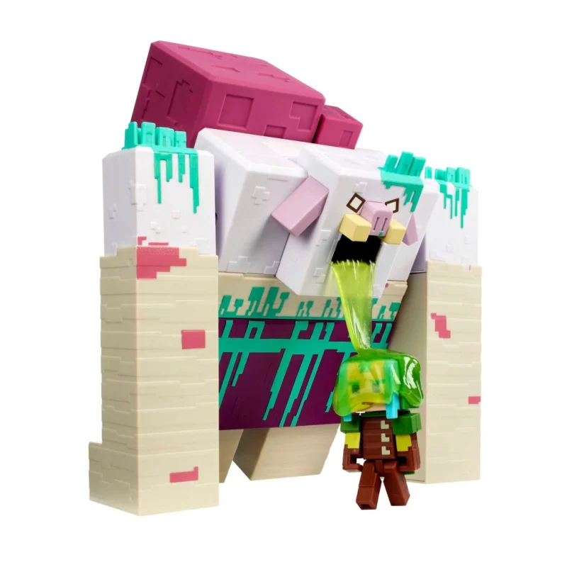 MINECRAFT LEGENDS Slime atak! DEWASTATOR i STRAŻNIK 2 x FIGURKA DUŻY ZESTAW