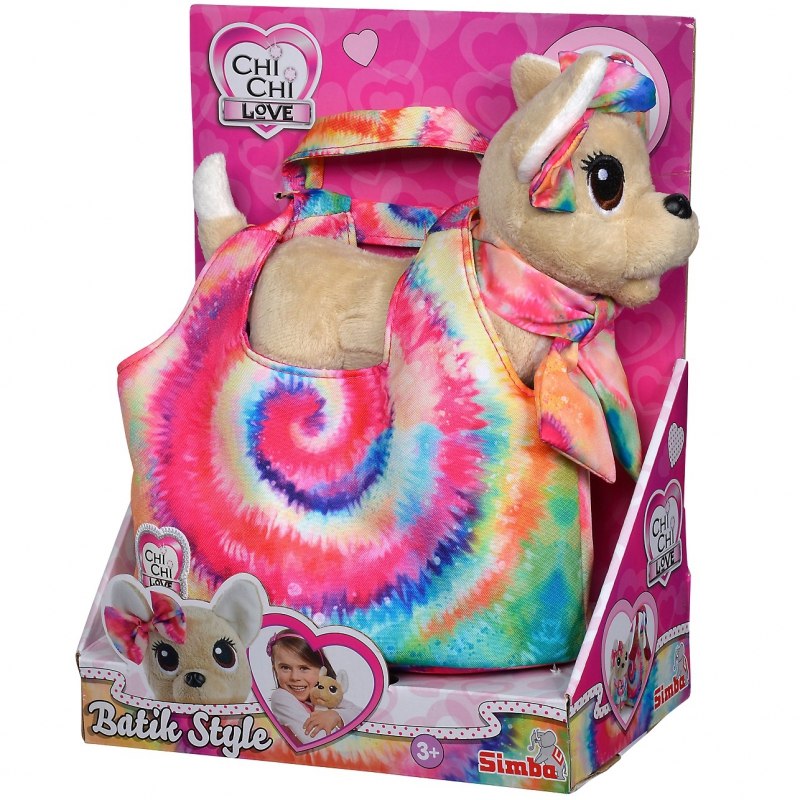SIMBA Maskotka Piesek Chihuahua w torebce Batik Style PIES 20 cm ORYGINAŁ