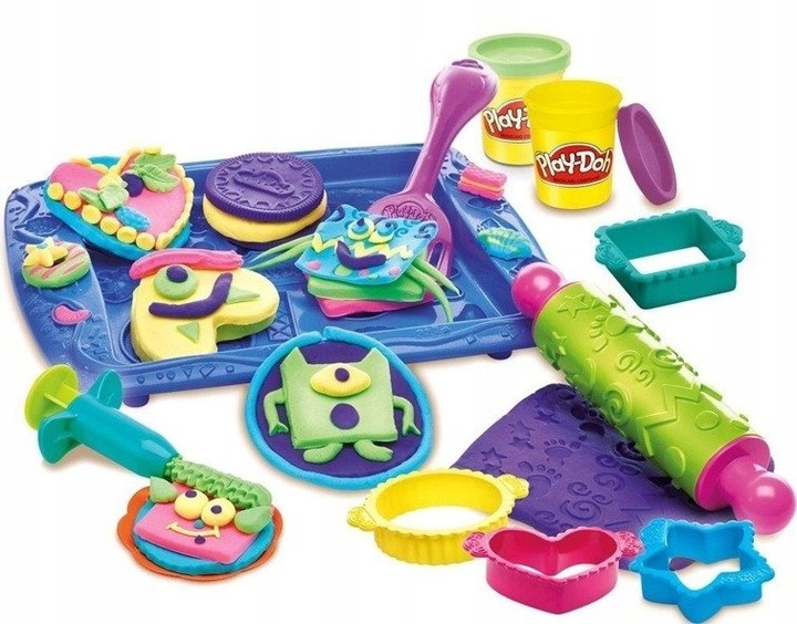 PLAY DOH CIASTOLINA Kitchen Creations Słodkie Ciasteczka HASBRO 5 TUB B0307