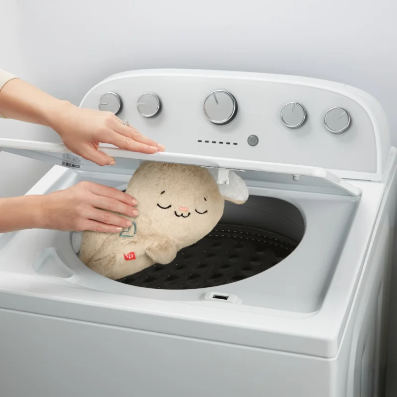 Fisher Price Śpiący Króliczek Przytulanka ODDYCHAJĄCA dla niemowląt Świeci
