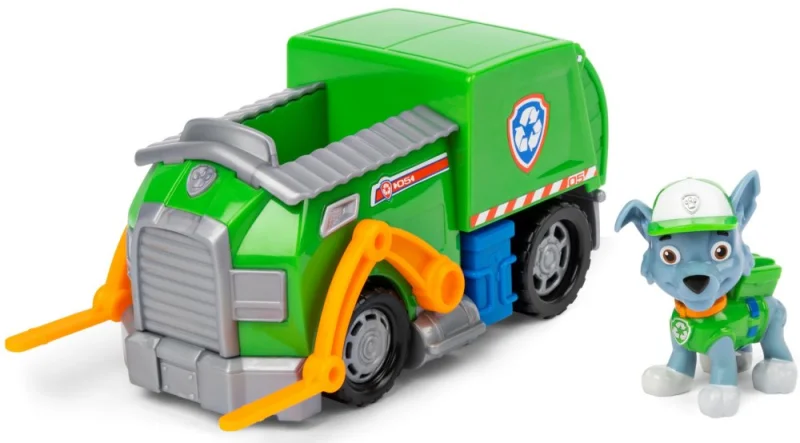 PSI PATROL ŚMIECIARKA ROCKY POJAZD + FIGURKA RECYCLE AUTO Spin Mast 6071213