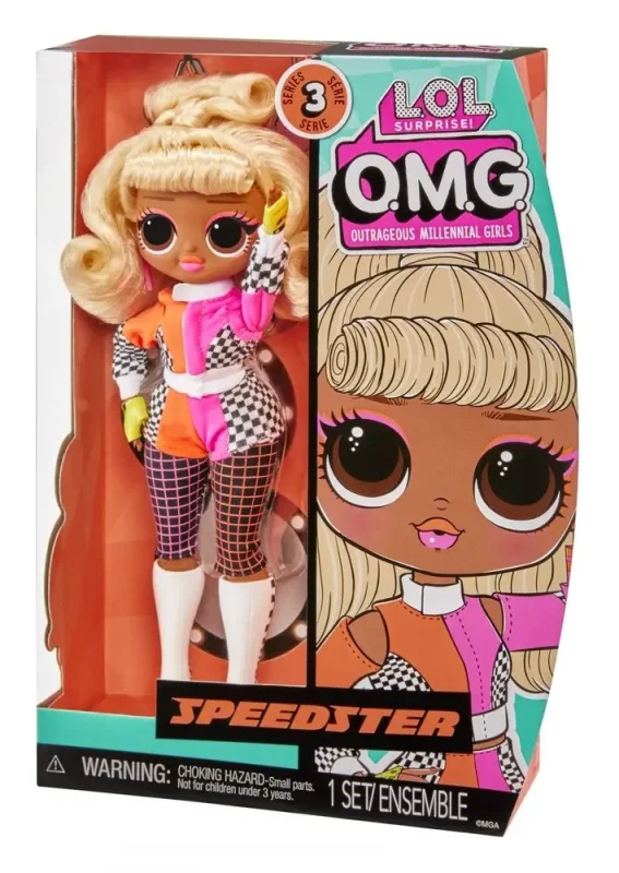LALKA L.O.L. SURPRISE O.M.G. SPEEDSTER LOL NIESPODZIANKI AKCESORIA