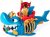 PIRATIX GOLDEN TREASURE KING SHARK KAPITAN FIGURKI OKRĘT PIRACKI DUŻY REKIN