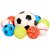 PIŁECZKI KAUCZUKOWE SKACZĄCE PIŁKARSKIE SPORTOWE 10 SZT PIŁKI TOI-TOYS