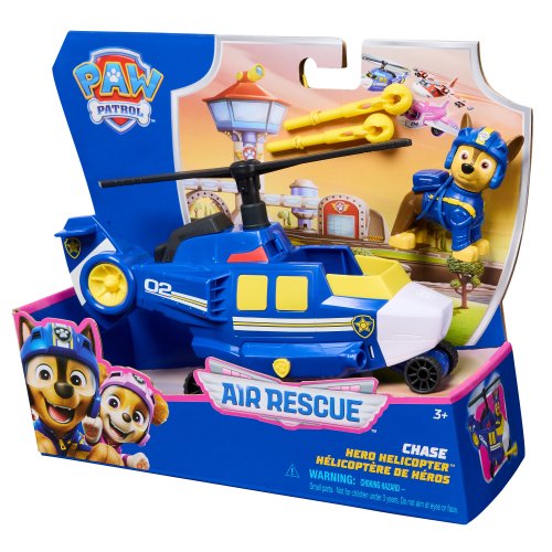PSI PATROL AIR RESCUE CHASE FIGURKA Z HELIKOPTEREM RATUNKOWYM + WYRZUTNIA