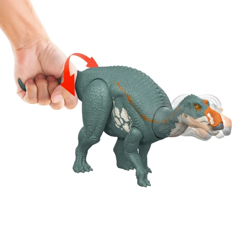 JURASSIC WORLD DUŻA Figurka Wild Roar Maiasaura RUSZA GŁOWĄ DŹWIĘKI MATTEL