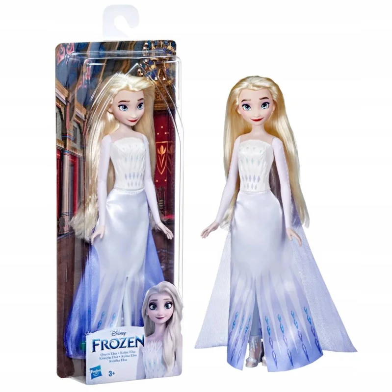 FROZEN KRAINA LODU II ELSA DISNEY HASBRO LALKA PIĘKNA W SUKNI KRÓLOWA