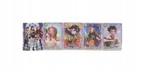 BOX KART KPOP DEMON HUNTERS 288 SZT RUMI ZOEY MIRA ŁOWCZEYNIE DEMONÓW BOX