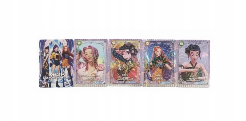 BOX KART KPOP DEMON HUNTERS 288 SZT RUMI ZOEY MIRA ŁOWCZEYNIE DEMONÓW BOX