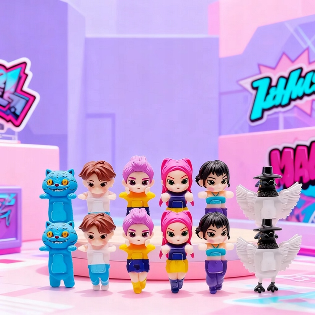Sonny Angel K-Pop KPOP Demon Hunters Hippers Figurka Do Telefonu Laptopa