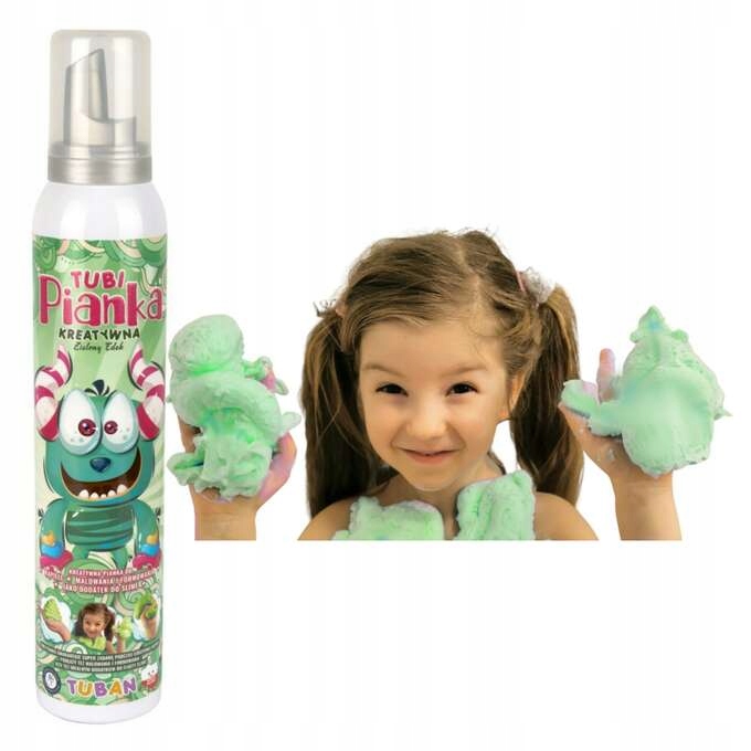 PIANKA KREATYWNA DO KĄPIELI ZIELONY EDEK SLIME