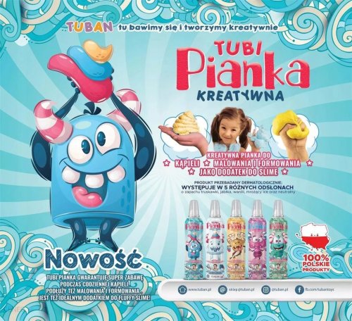 PIANKA KREATYWNA DO KĄPIELI ZIELONY EDEK SLIME