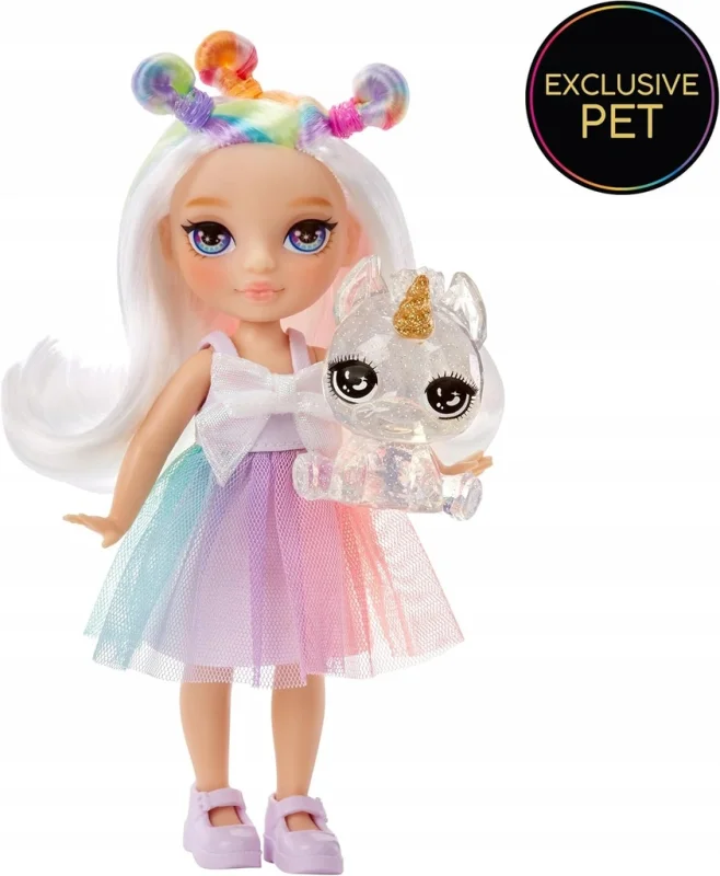 RAINBOW HIGH LITTLES DOLLS SIOSTRA ZWIERZĄTKO LALKA OPAL RAINE TĘCZOWA