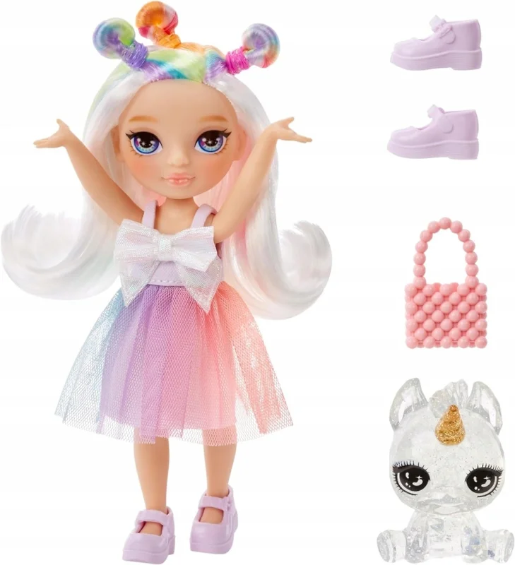 RAINBOW HIGH LITTLES DOLLS SIOSTRA ZWIERZĄTKO LALKA OPAL RAINE TĘCZOWA