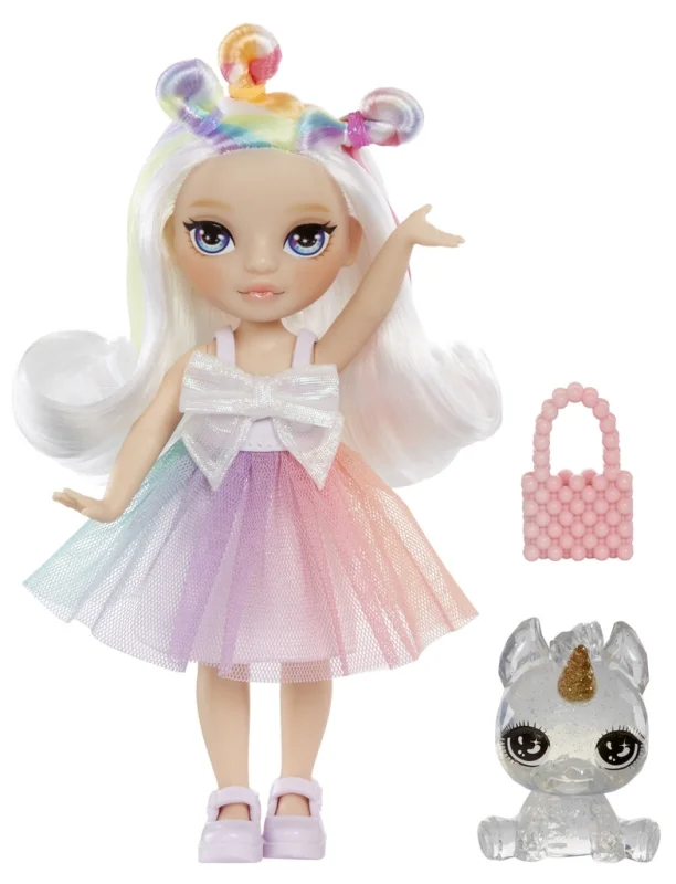 RAINBOW HIGH LITTLES DOLLS SIOSTRA ZWIERZĄTKO LALKA OPAL RAINE TĘCZOWA