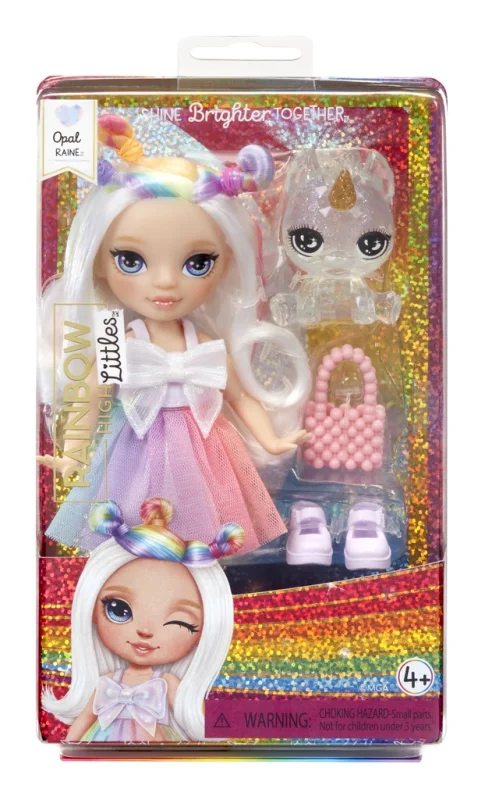 RAINBOW HIGH LITTLES DOLLS SIOSTRA ZWIERZĄTKO LALKA OPAL RAINE TĘCZOWA