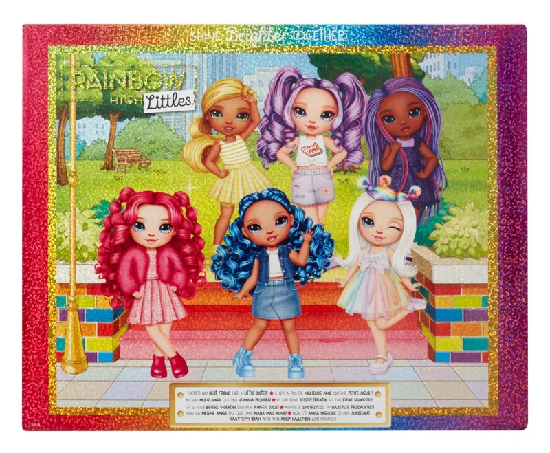 RAINBOW HIGH LITTLES DOLLS SIOSTRA ZWIERZĄTKO LALKA OPAL RAINE TĘCZOWA