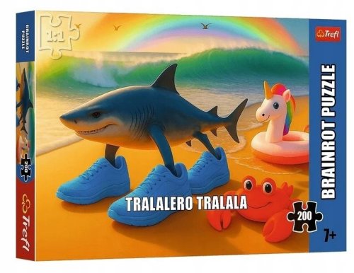PUZZLE 200 EL - BrainRot Tralalero Tralala TREFL 13363