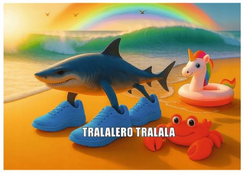 PUZZLE 200 EL - BrainRot Tralalero Tralala TREFL 13363