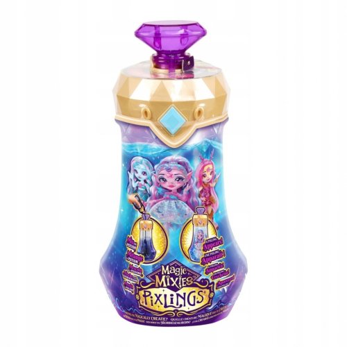MAGIC MIXIES PIXLINGS MARENA DUŻA LALKA SYRENKA DŁUGIE WŁOSY NIEBIESKI