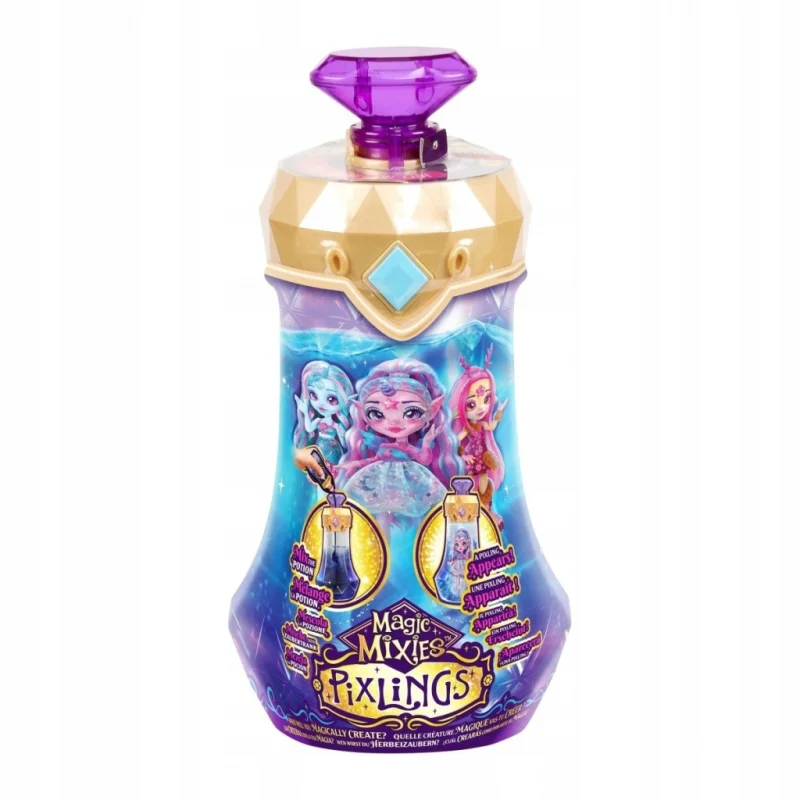 MAGIC MIXIES PIXLINGS MARENA DUŻA LALKA SYRENKA DŁUGIE WŁOSY NIEBIESKI