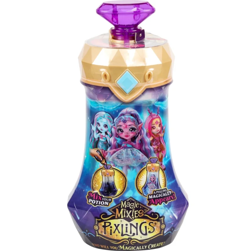 MAGIC MIXIES PIXLINGS MARENA DUŻA LALKA SYRENKA DŁUGIE WŁOSY NIEBIESKI