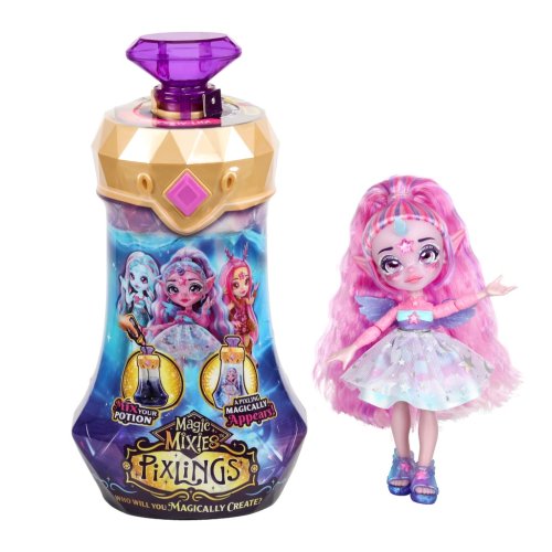 MAGIC MIXIES PIXLINGS UNIA SLIME DUŻA LALKA JEDNOROŻEC ZMIANA KOLORU FIOL