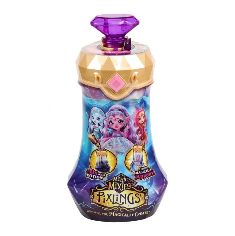 MAGIC MIXIES PIXLINGS RÓŻOWA DUŻA LALKA DEERLEE JELONEK ZMIANA KOLORU RÓŻ