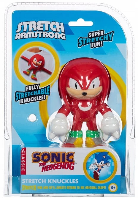 Knuckles SONIC STRETCH GNIOTEK ROZCIĄGLIWY DUŻY 12 CM SQUISHY COBI Czer