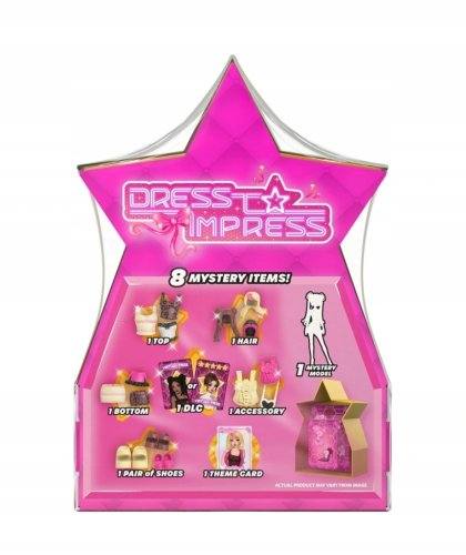 DRESS TO IMPRESS Mystery Models LALKA AKCESORIA GWIAZDA kod do gry DLC s. 1
