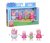 HASBRO ŚWINKA PEPPA ZESTAW 4 FIGUREK ORYGINALNY PIŻAMKI RODZINKA