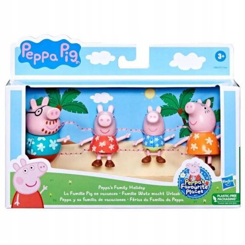 HASBRO ŚWINKA PEPPA RODZINNE WAKACJE F8082 3+ZESTAW FIGUREK