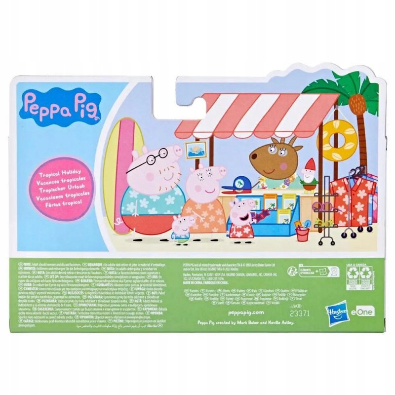 HASBRO ŚWINKA PEPPA RODZINNE WAKACJE F8082 3+ZESTAW FIGUREK