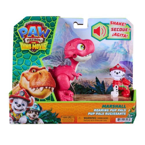 PSI PATROL DINO FILM DINOZAUR RABARBAR INTERAKTYWNY + FIGURKA MARSHALL 10CM