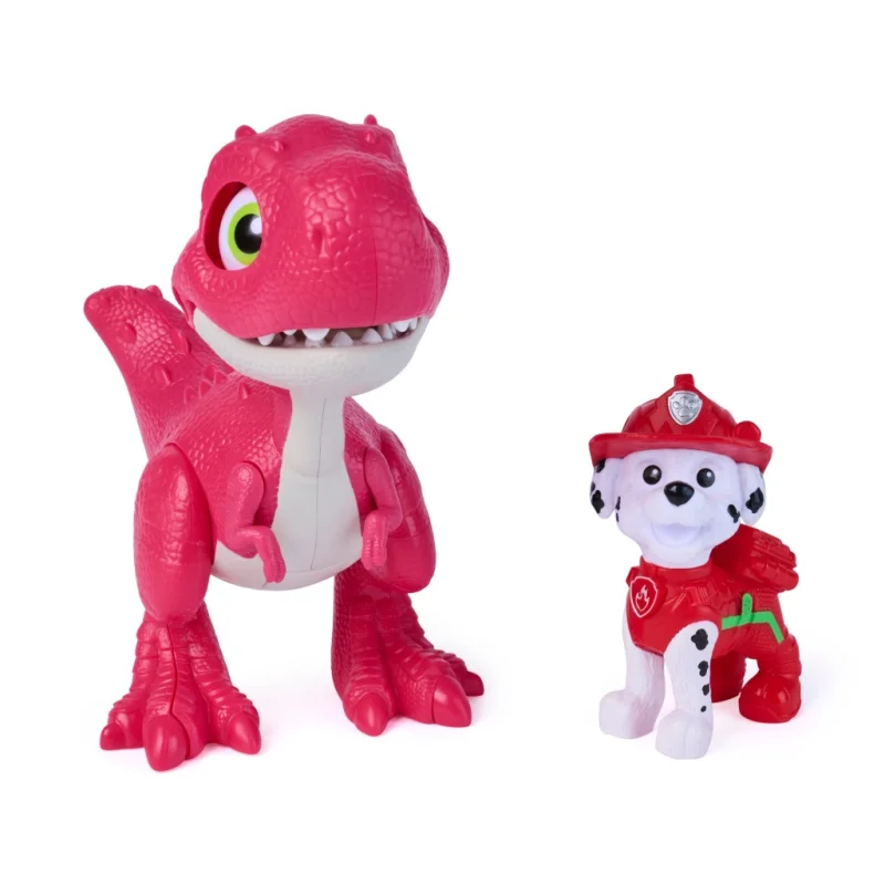 PSI PATROL DINO FILM DINOZAUR RABARBAR INTERAKTYWNY + FIGURKA MARSHALL 10CM