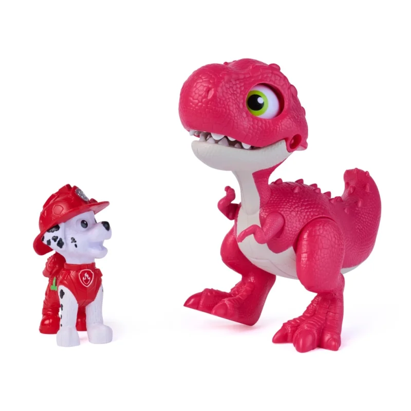PSI PATROL DINO FILM DINOZAUR RABARBAR INTERAKTYWNY + FIGURKA MARSHALL 10CM