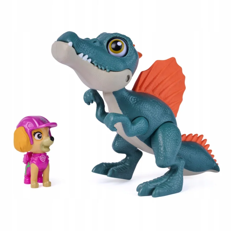 PSI PATROL DINO FILM DINOZAUR INTERAKTYWNY SPINOZAUR + SKYE FIGURKA 12,5 CM