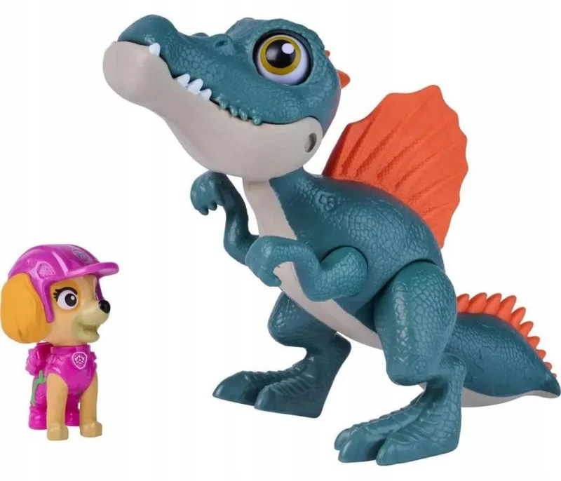 PSI PATROL DINO FILM DINOZAUR INTERAKTYWNY SPINOZAUR + SKYE FIGURKA 12,5 CM