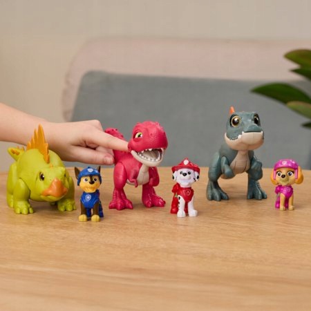 PSI PATROL DINO FILM DINOZAUR INTERAKTYWNY SPINOZAUR + SKYE FIGURKA 12,5 CM