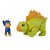 PSI PATROL DINO FILM DINOZAUR INTERAKTYWNY STEGOZAUR + CHASE FIGURKA 10 CM