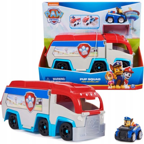 PSI PATROL PATROLOWIEC PATROLLER FIGURKA CHASE W RADIOWOZIE PUP SQUAD 26 cm