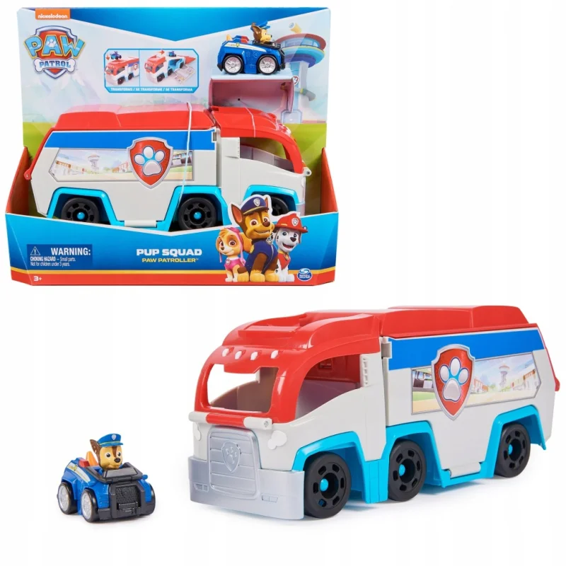 PSI PATROL PATROLOWIEC PATROLLER FIGURKA CHASE W RADIOWOZIE PUP SQUAD 26 cm