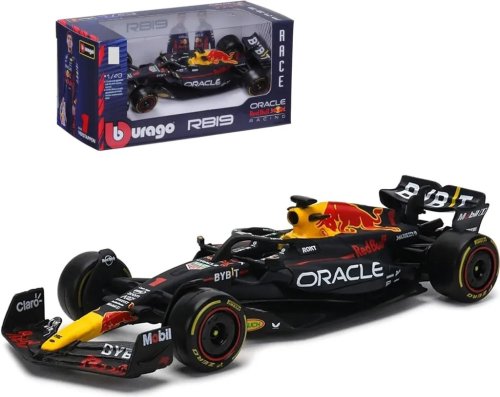 BBURAGO POJAZD RED BULL RB19 MAX VERSTAPPEN SKALA 1:43 BOLID F1 AUTO 14 cm